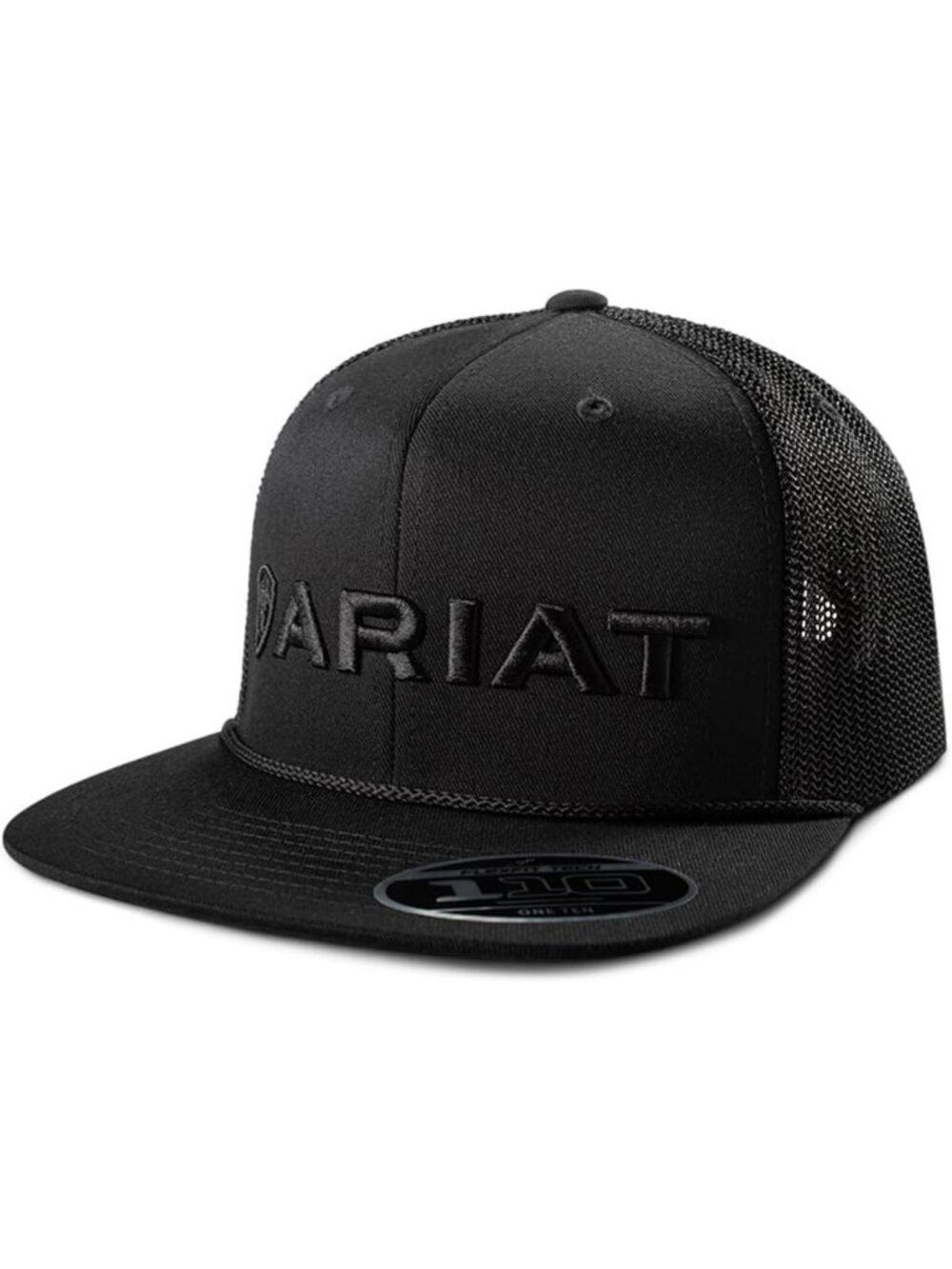 Men's Black 3D Embroidered Logo Cap - Stylish, Adjustable, Perfect for Outdoors